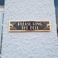 Art Deco 'Please Ring The Bell' Sign - The Metal Foundry