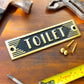 Art Deco 'Toilet' Sign - The Metal Foundry