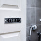 Art Deco 'Toilet' Sign - The Metal Foundry