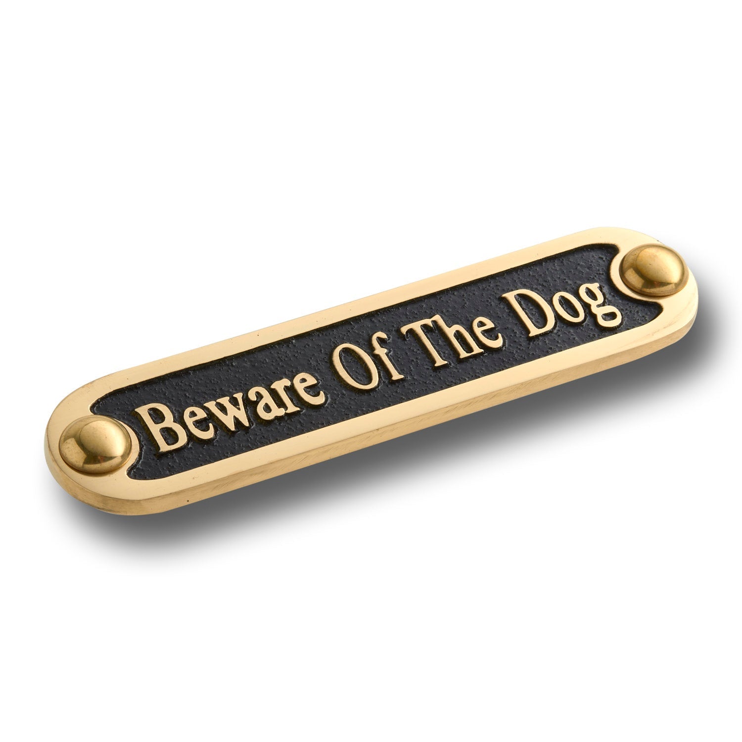 'Beware Of The Dog' Door Sign - The Metal Foundry