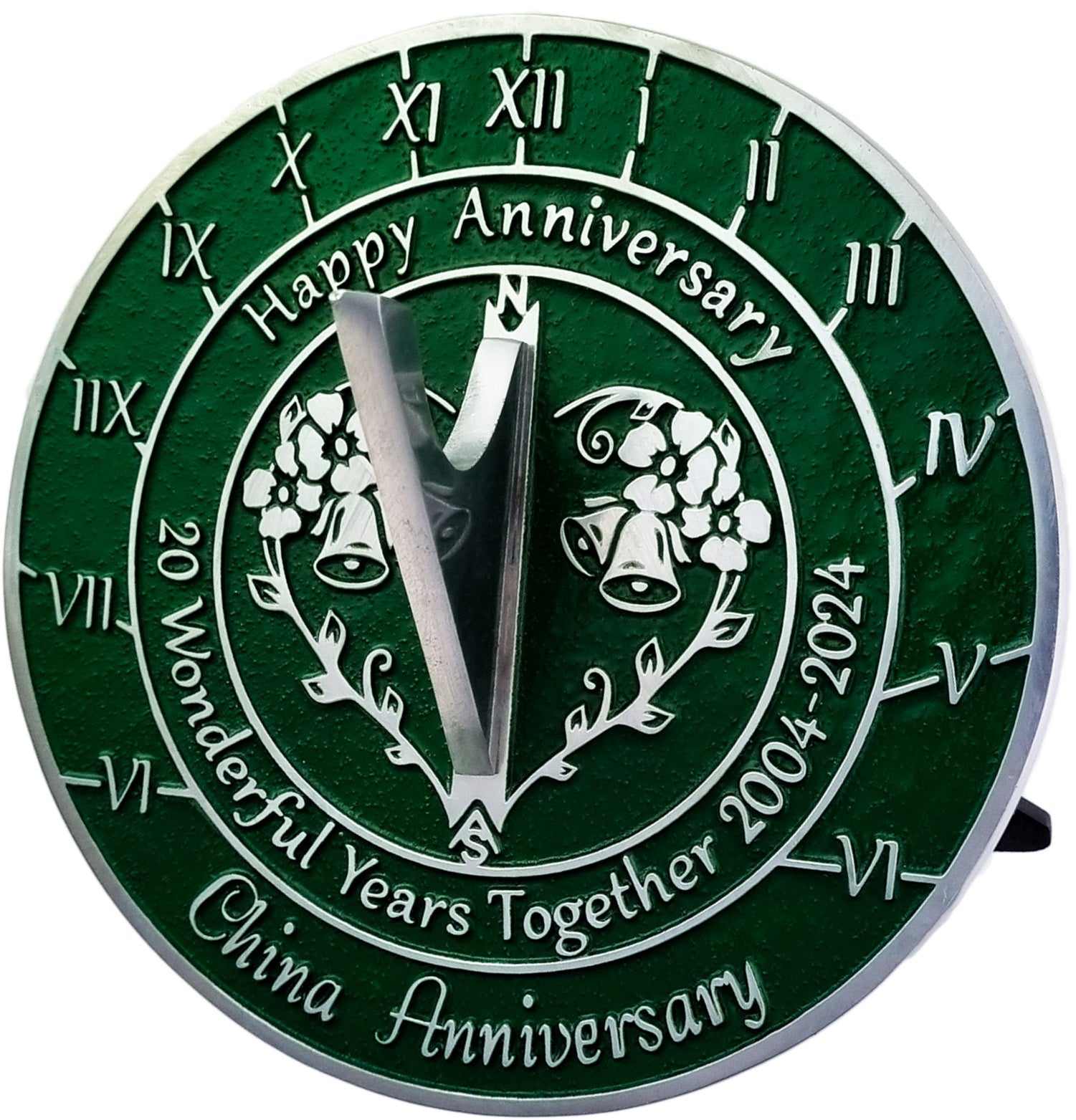 China 20th Anniversary Sundial Gift - The Metal Foundry