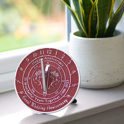 Coral 35th Anniversary Sundial® 2023 Edition - The Metal Foundry