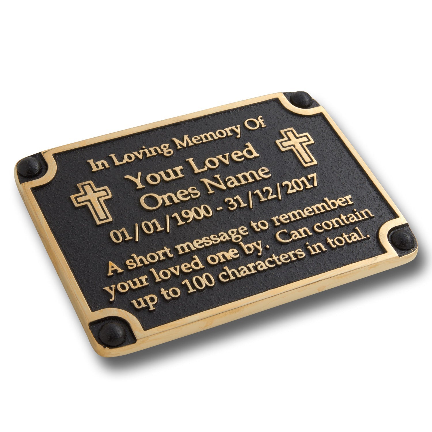 Memorial Plaques- Personalised Metal Plaques, Plaque In Memory – The ...