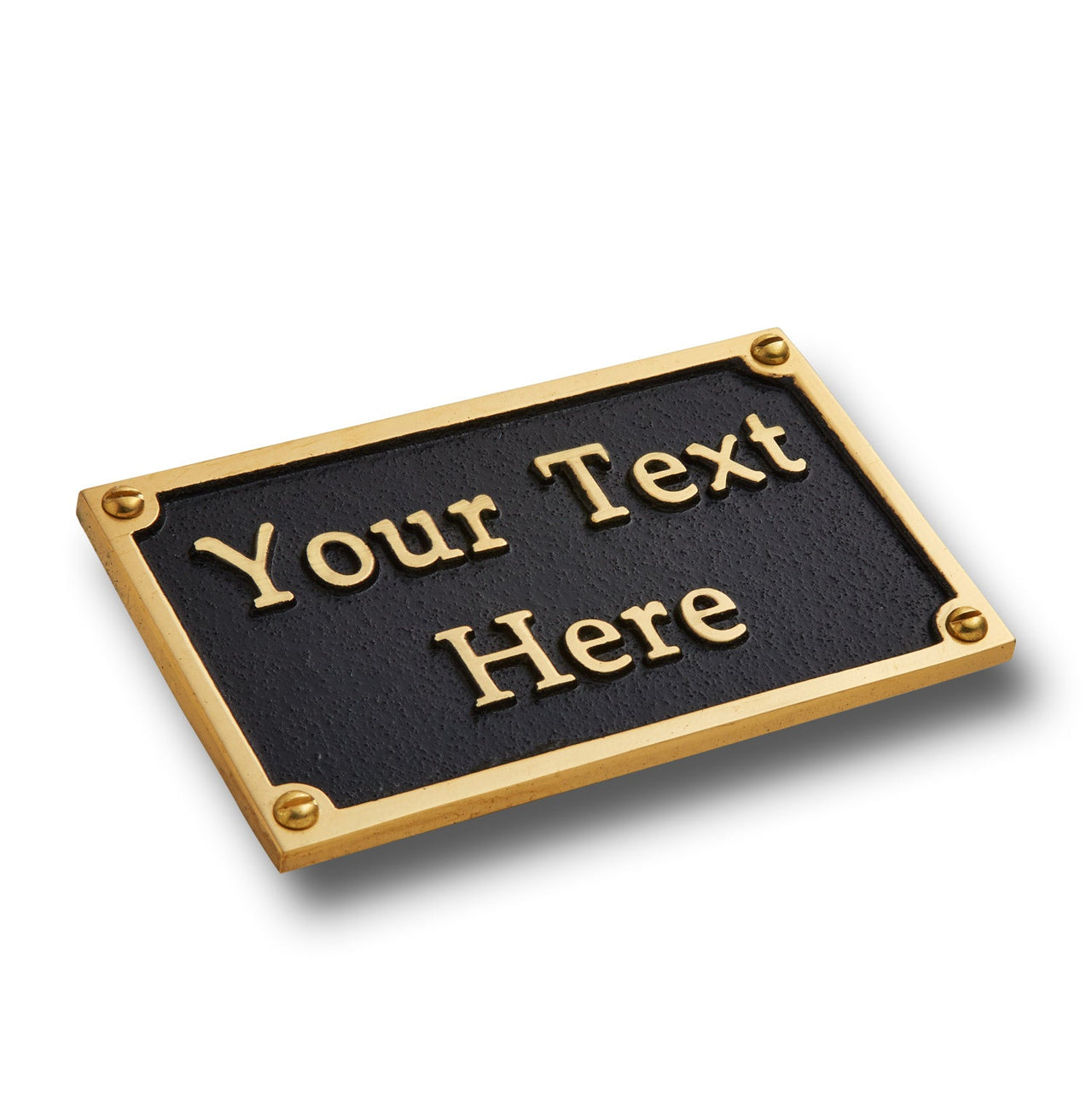 Custom Brass Plaque Sign 5