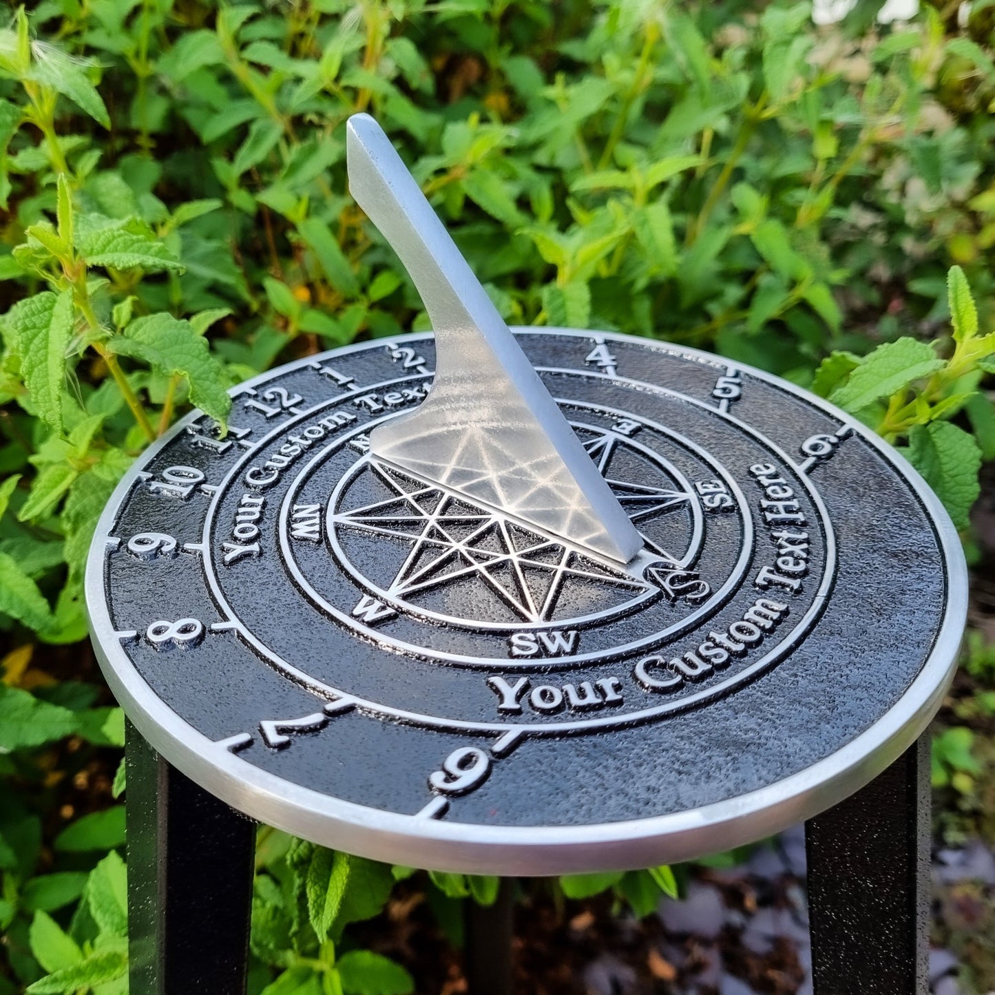 Custom Sundial With Star image - The Metal Foundry