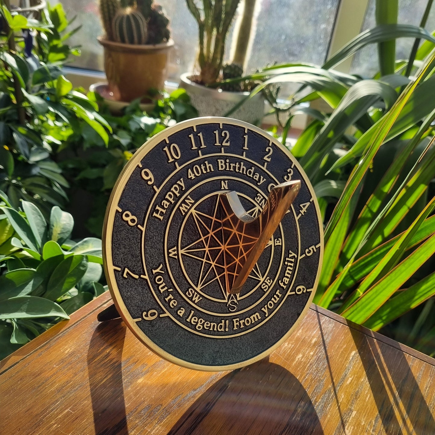 Custom Sundial With Star image - The Metal Foundry