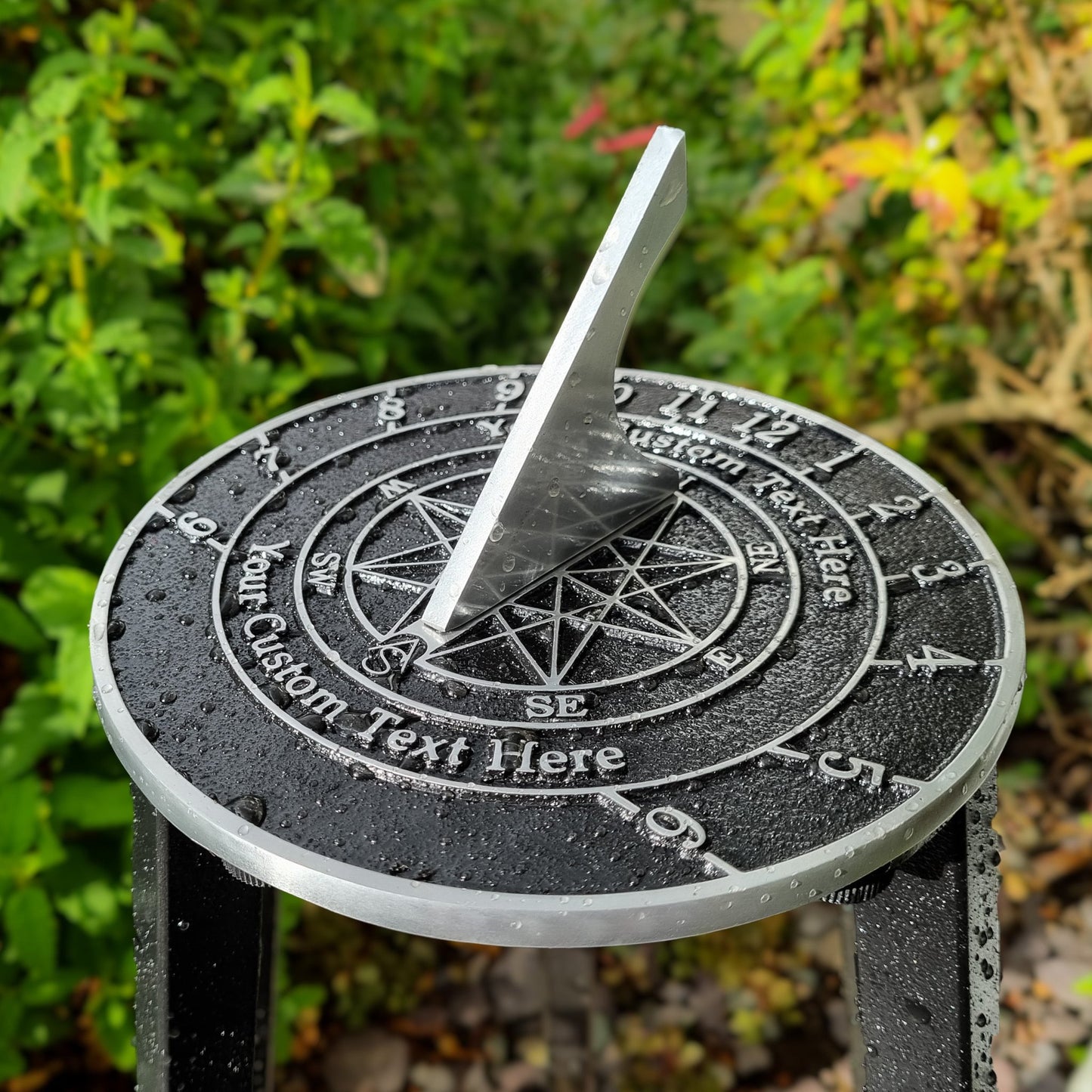 Custom Sundial With Star image - The Metal Foundry