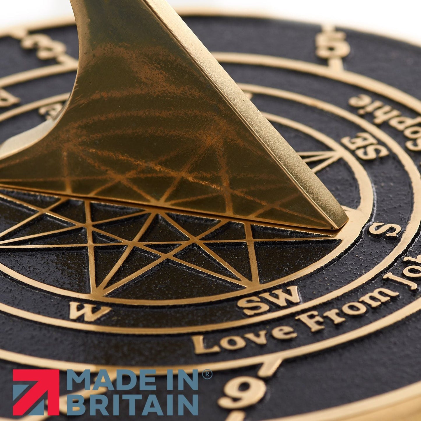 Custom Sundial With Star image - The Metal Foundry