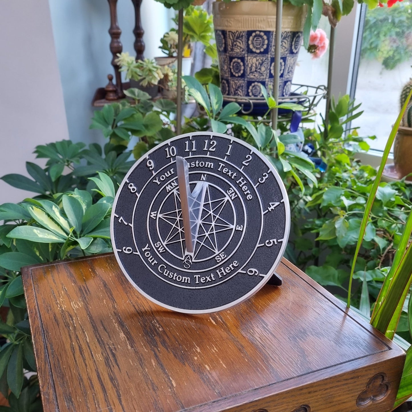 Custom Sundial With Star image - The Metal Foundry