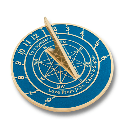 Custom Sundial With Star image - The Metal Foundry