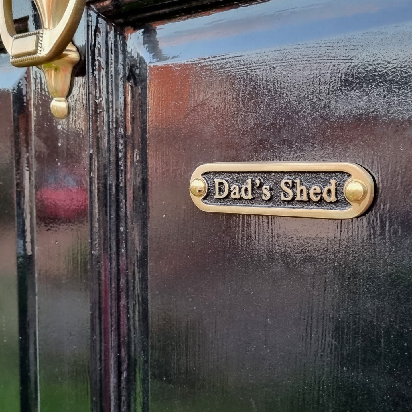 'Dad’s Shed' Door Sign - The Metal Foundry