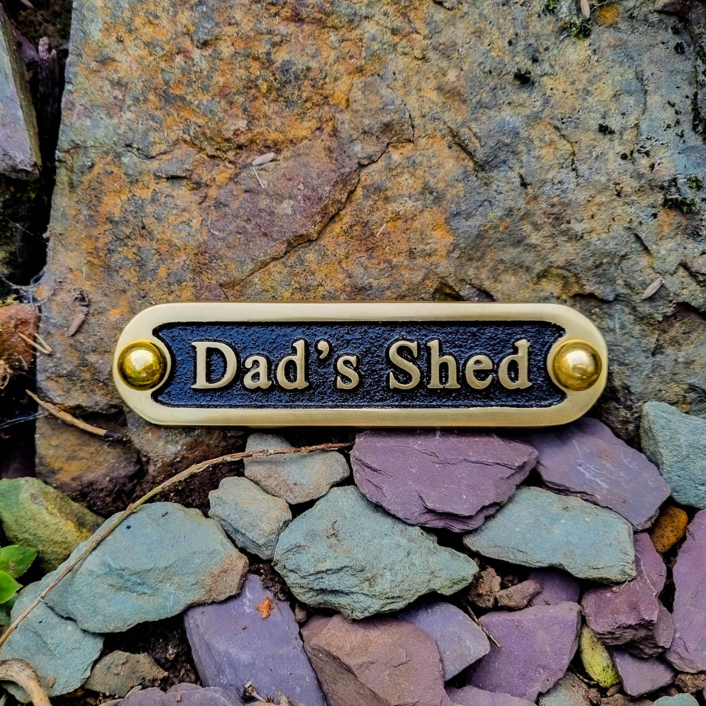 'Dad’s Shed' Door Sign - The Metal Foundry