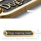 'Dogs Roaming Loose' Sign - The Metal Foundry