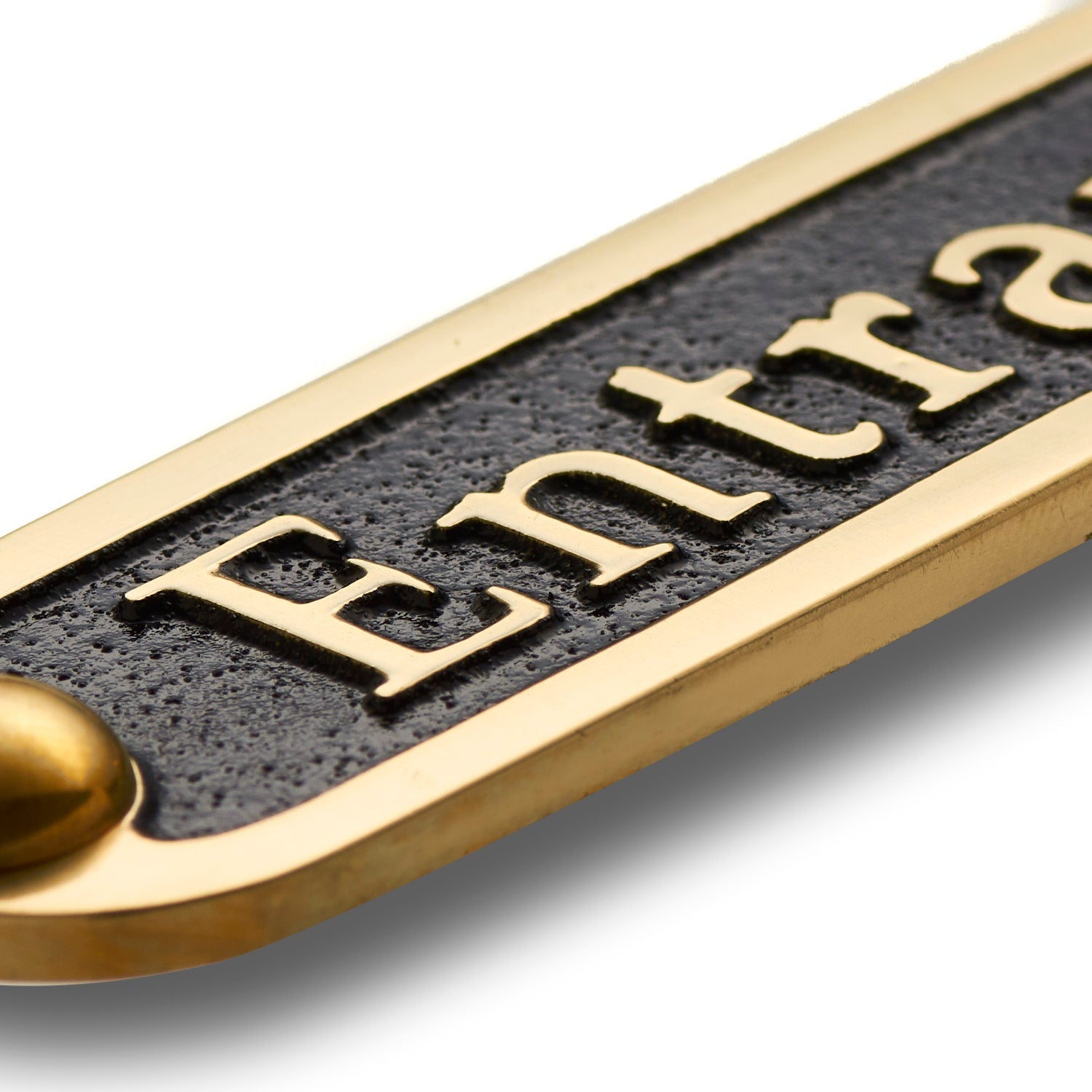 Brass Entrance Door Sign- Door Signs for Home, Office Signs – The Metal ...