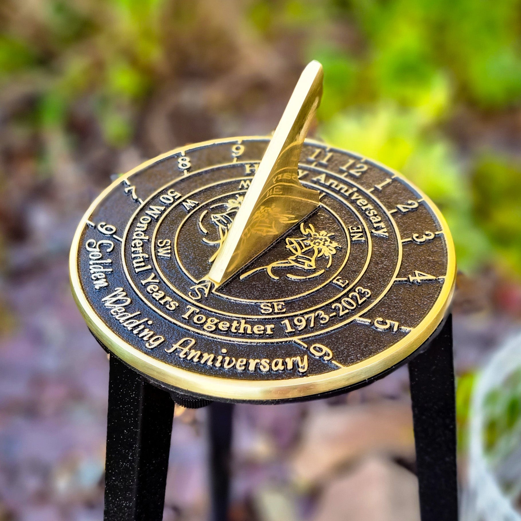 Golden 50th Anniversary Sundial® 2023 Edition - The Metal Foundry