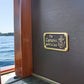 Nautical 'Captain’s Word' Sign - The Metal Foundry