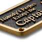 Nautical 'Nobody’s Perfect' Sign - The Metal Foundry