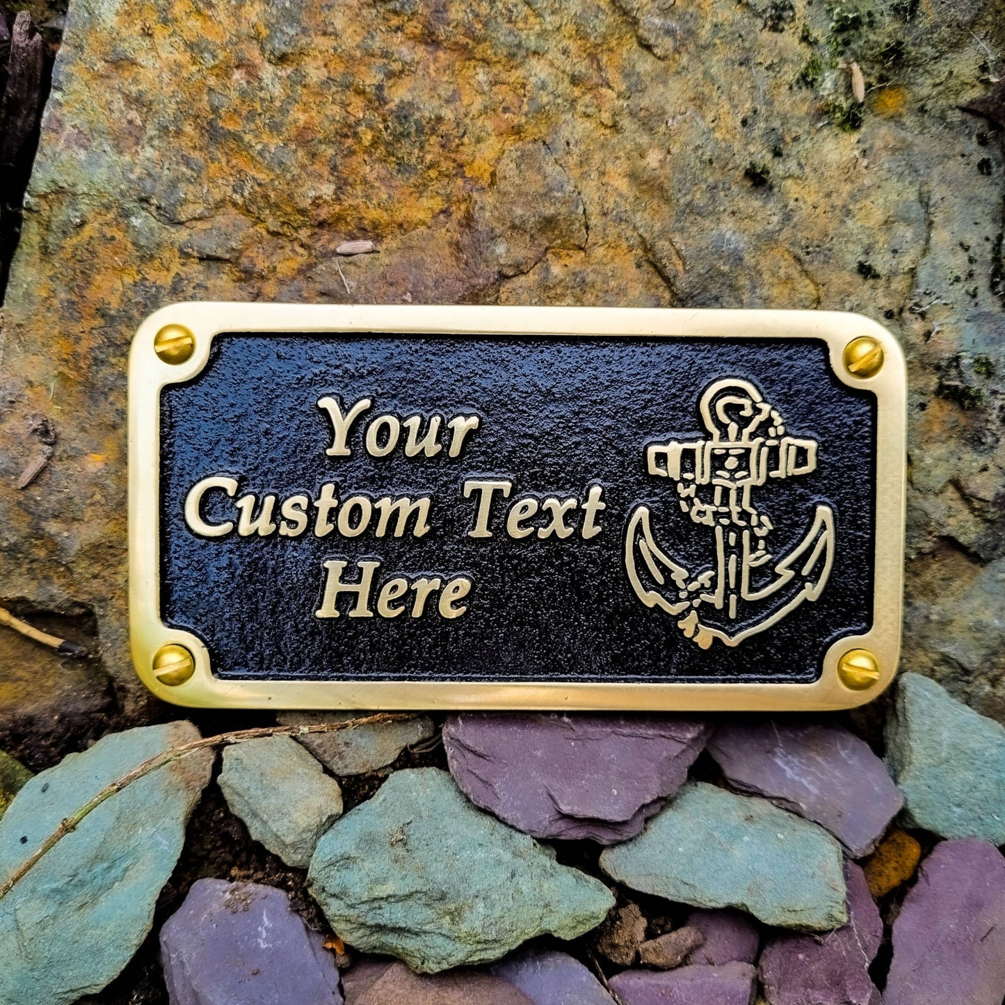 Nautical Personalised Boat Plaque - The Metal Foundry