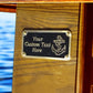 Nautical Personalised Boat Plaque - The Metal Foundry