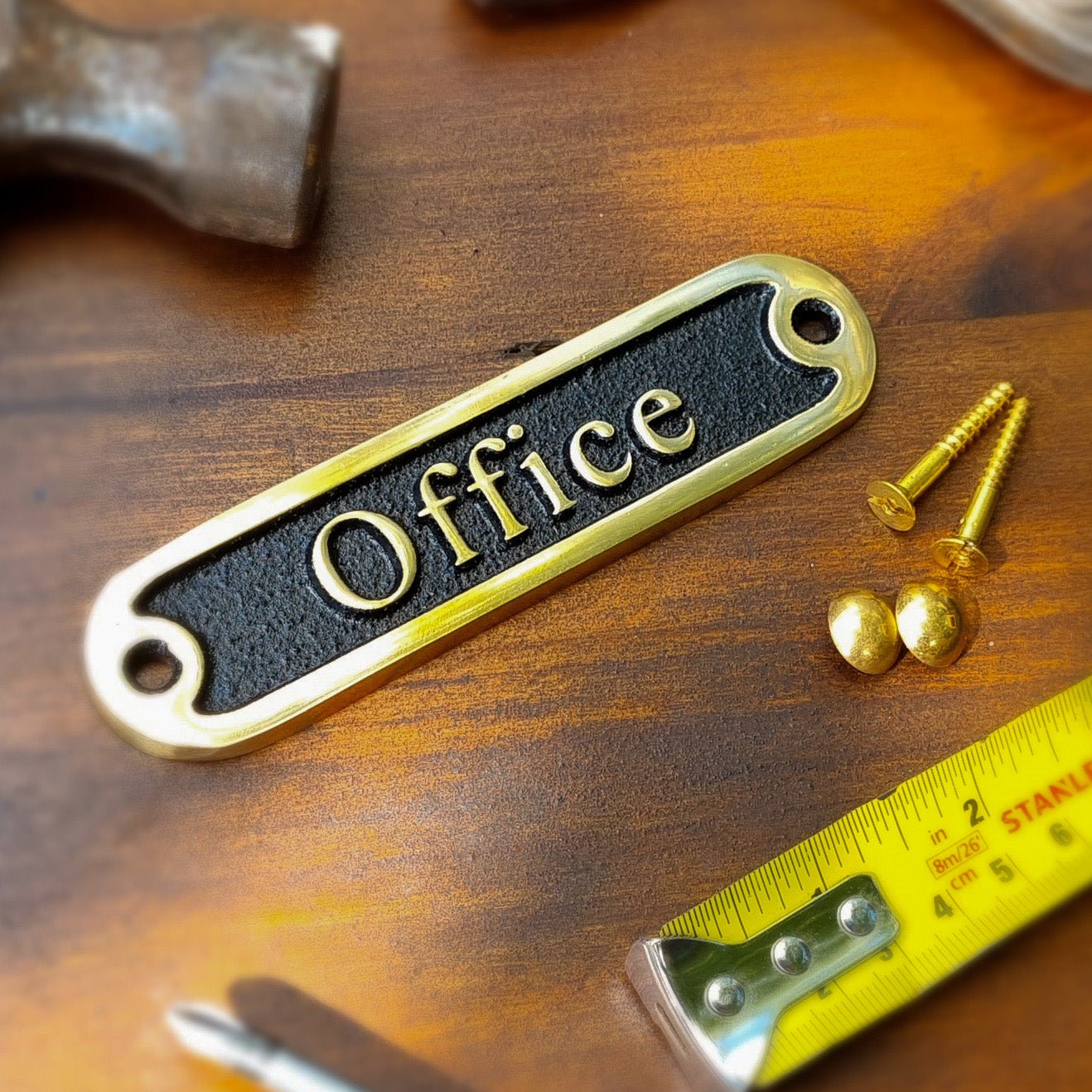 'Office' Door Sign - The Metal Foundry