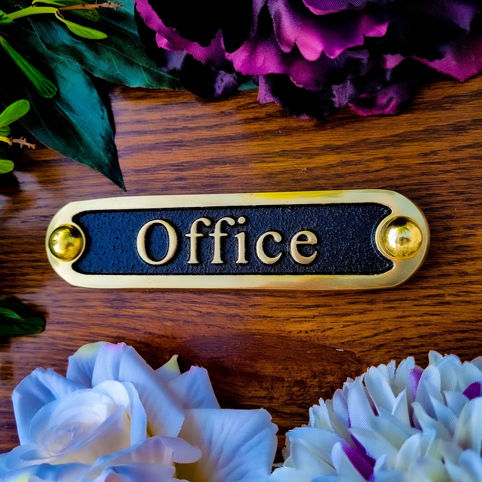 'Office' Door Sign - The Metal Foundry