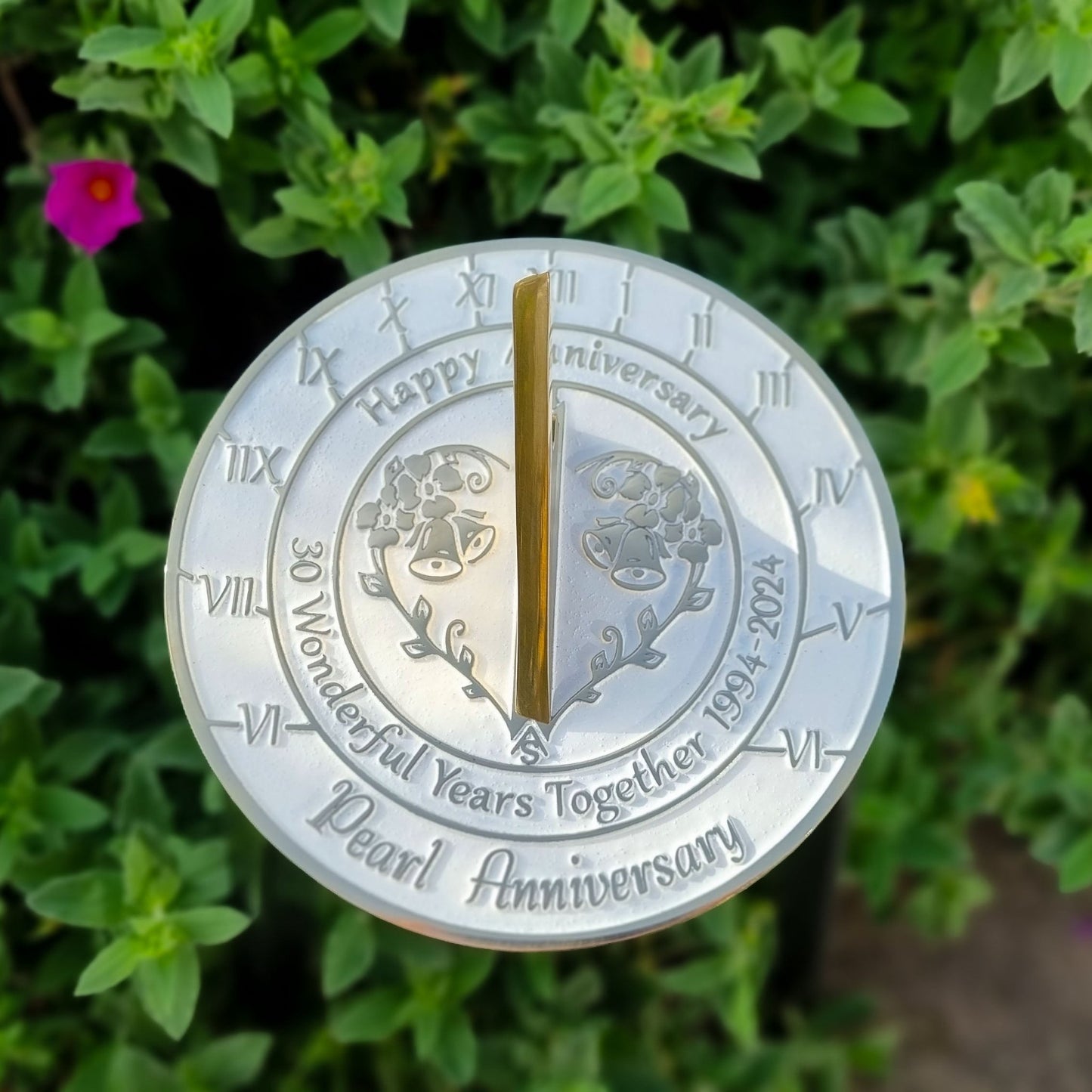 Pearl 30th Anniversary Sundial Gift - The Metal Foundry