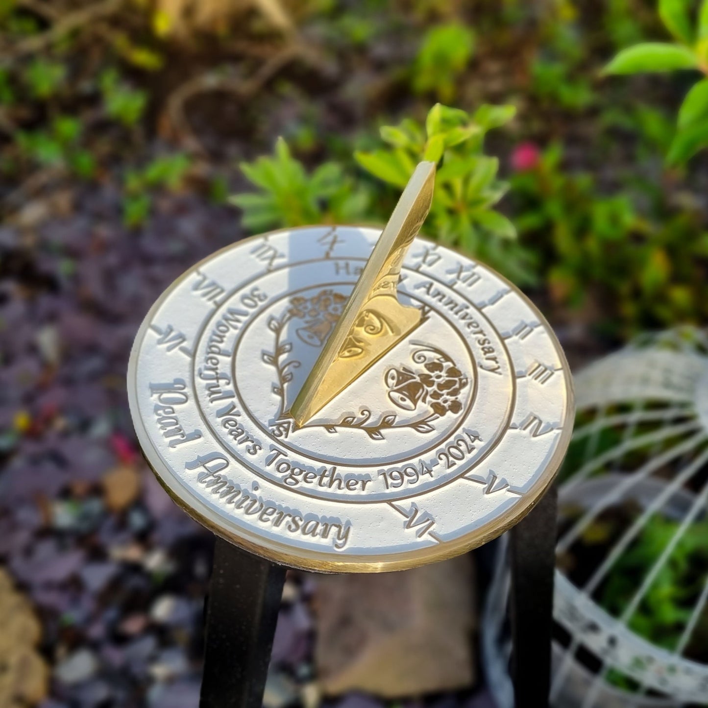 Pearl 30th Anniversary Sundial Gift - The Metal Foundry