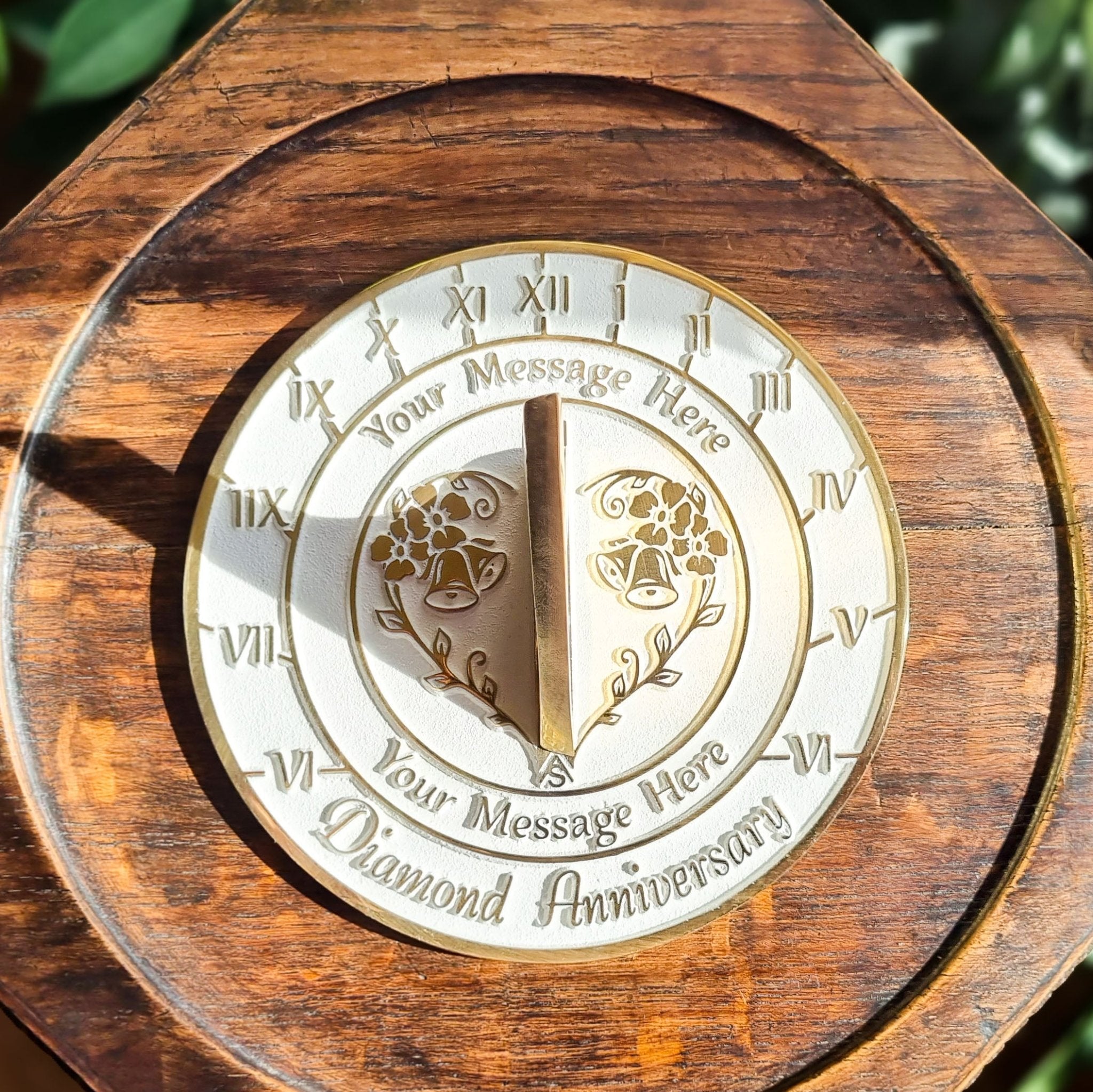 Personalised Anniversary Sundial Gift - The Metal Foundry