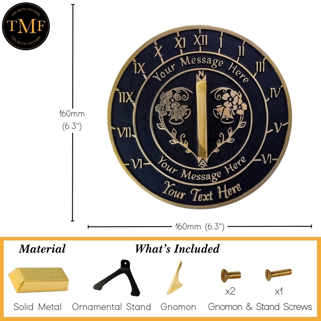 Personalised Anniversary Sundial Gift - The Metal Foundry