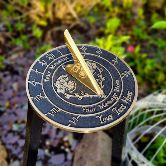 Personalised Anniversary Sundial Gift - The Metal Foundry