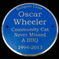 Personalised Blue Plaque 300mm (12") - The Metal Foundry