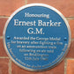 Personalised Blue Plaque 300mm (12") - The Metal Foundry