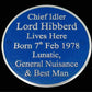 Personalised Blue Plaque 300mm (12") - The Metal Foundry
