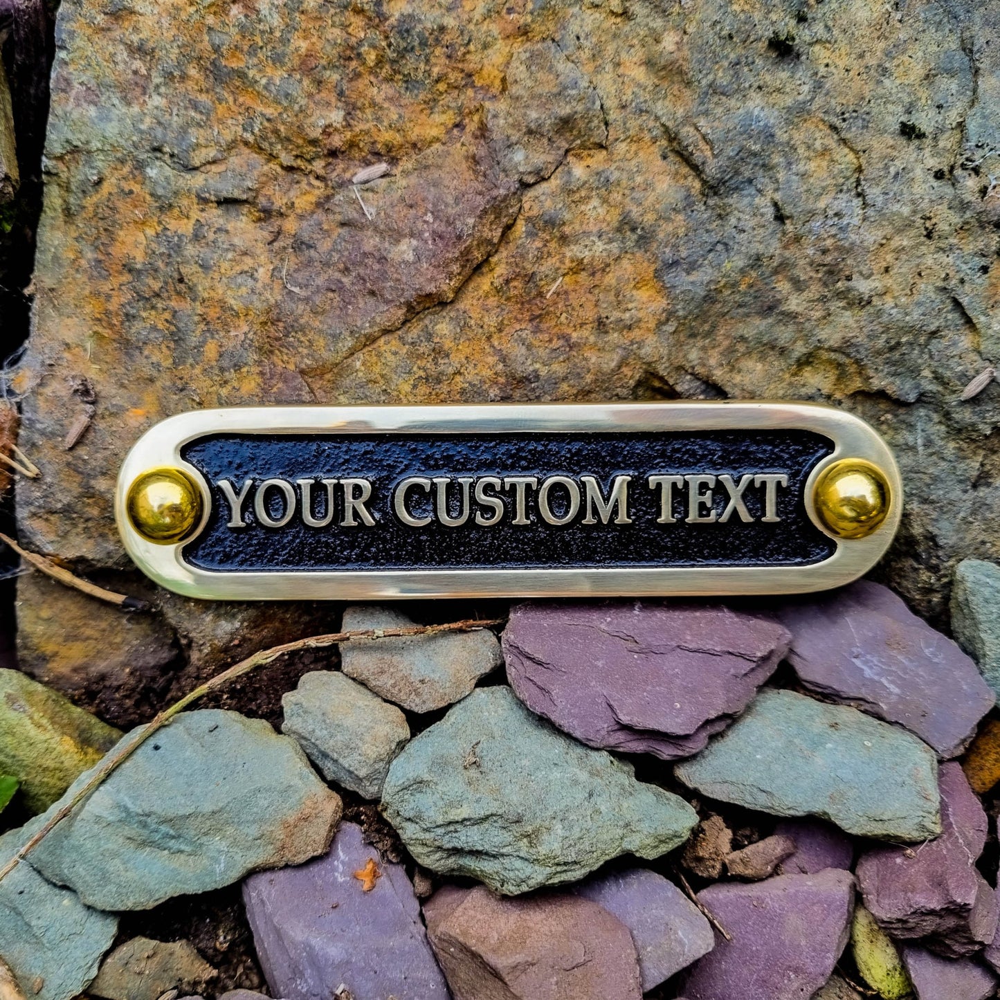 Personalised Traditional Door Sign - The Metal Foundry