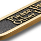 Personalised Traditional Door Sign - The Metal Foundry