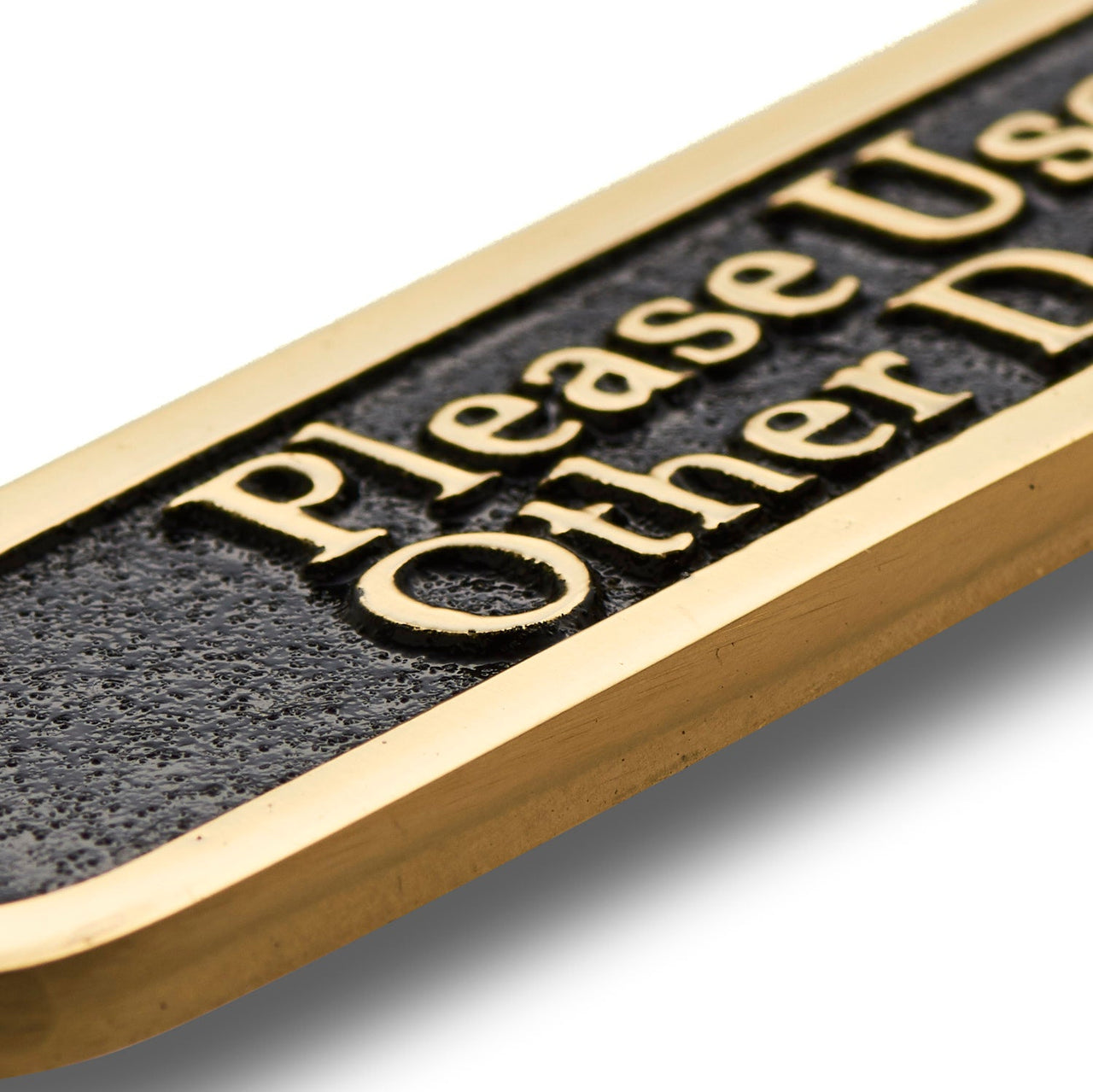 Personalised Traditional Door Sign - The Metal Foundry