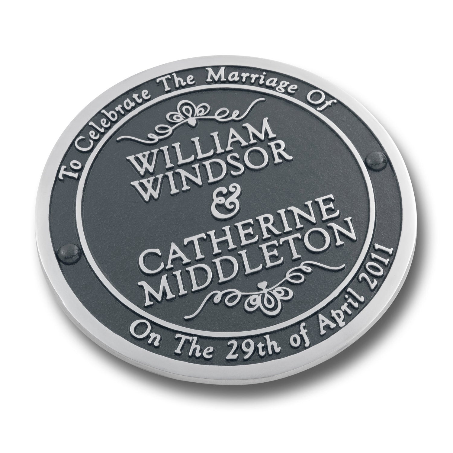 Personalised Wedding Gift Plaque - The Metal Foundry