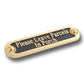 'Please Leave Parcels In Porch' Sign - The Metal Foundry