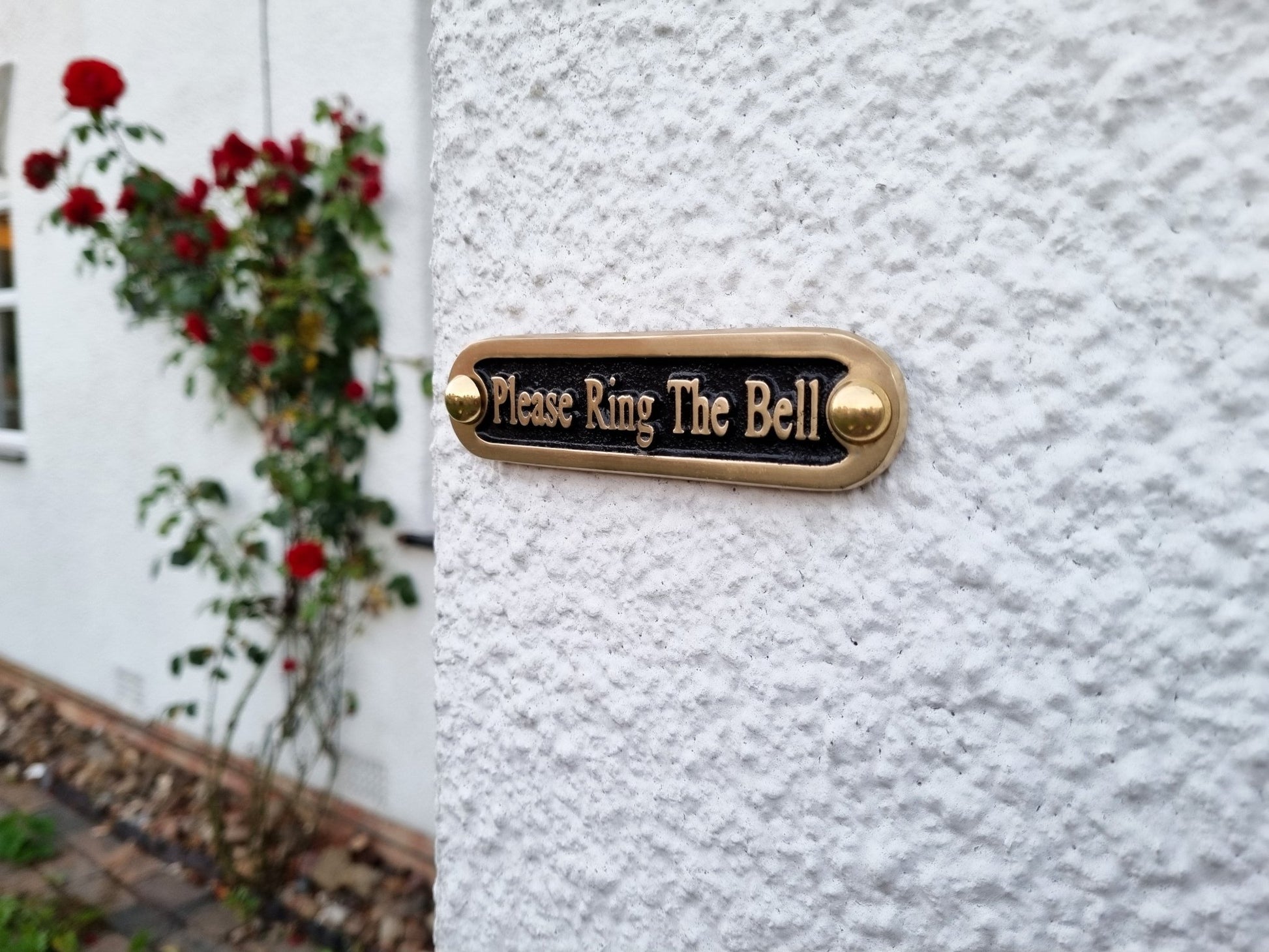 'Please Ring The Bell' Door Sign - The Metal Foundry