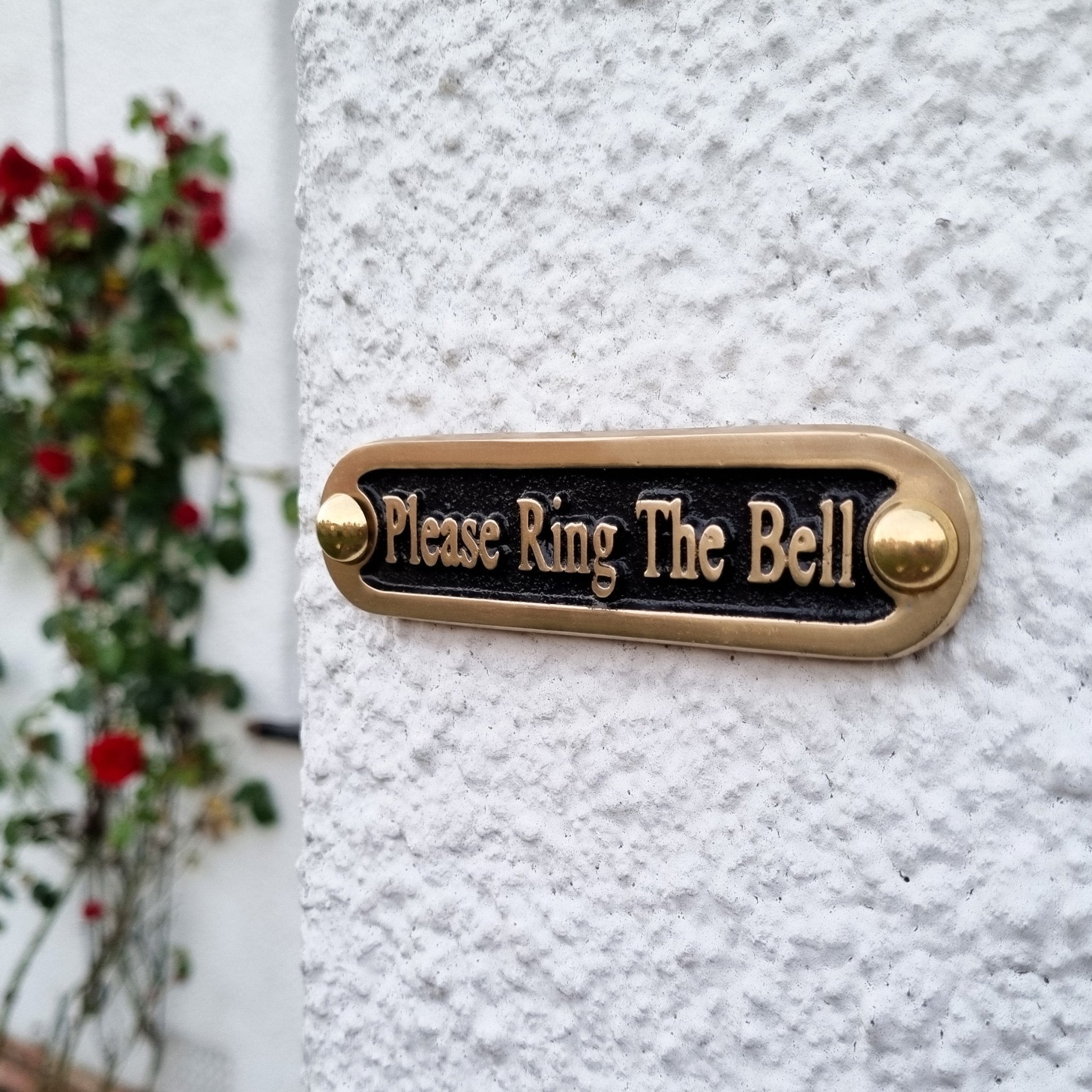 'Please Ring The Bell' Door Sign - The Metal Foundry