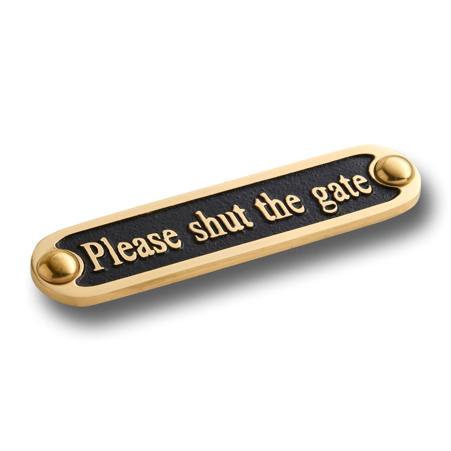 'Please Shut The Gate' Door Sign - The Metal Foundry