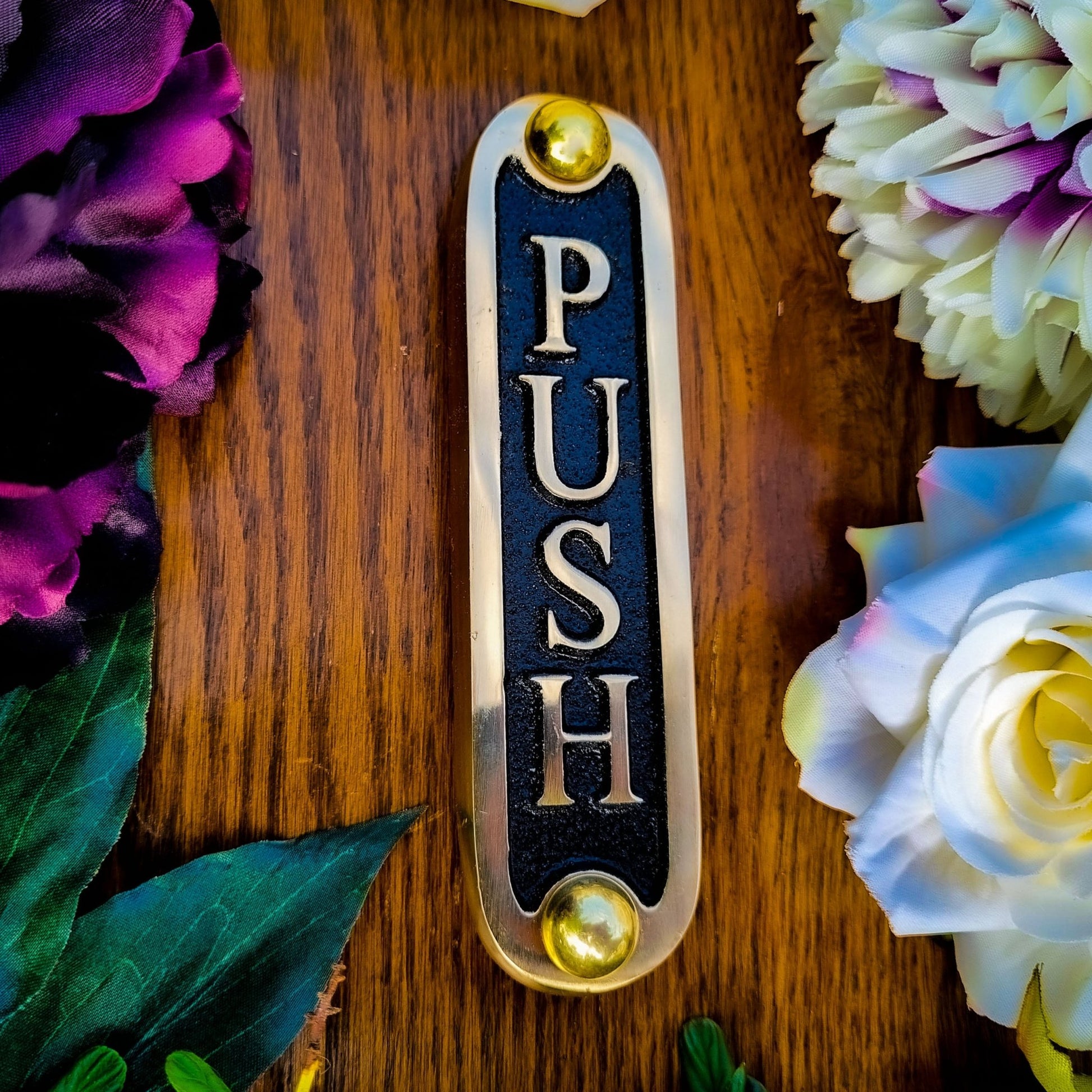 'PUSH' Door Sign - The Metal Foundry