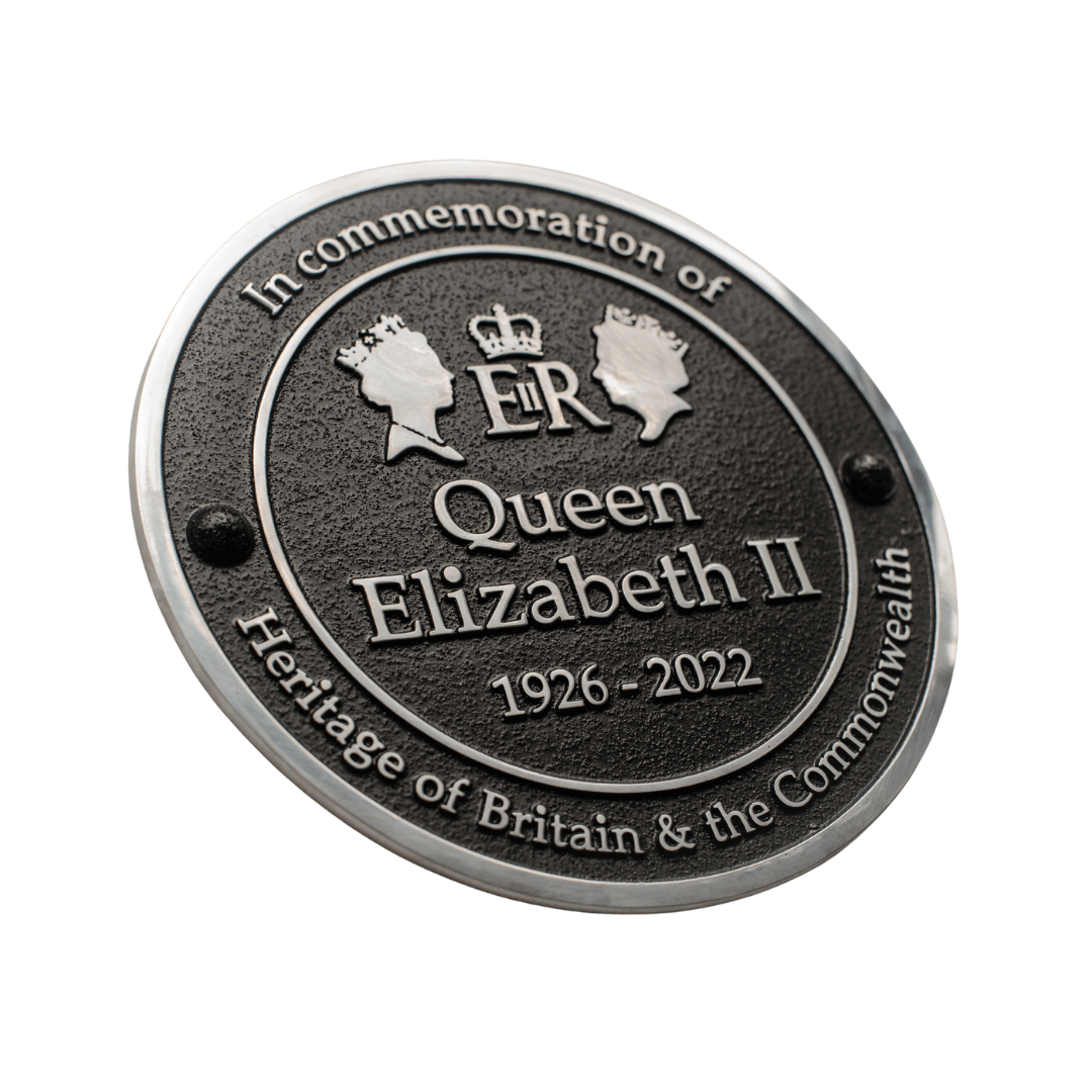 Queen Elizabeth II - Commemorative Plaque - The Metal Foundry