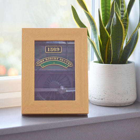 Railway Gift Plaque - The Metal Foundry