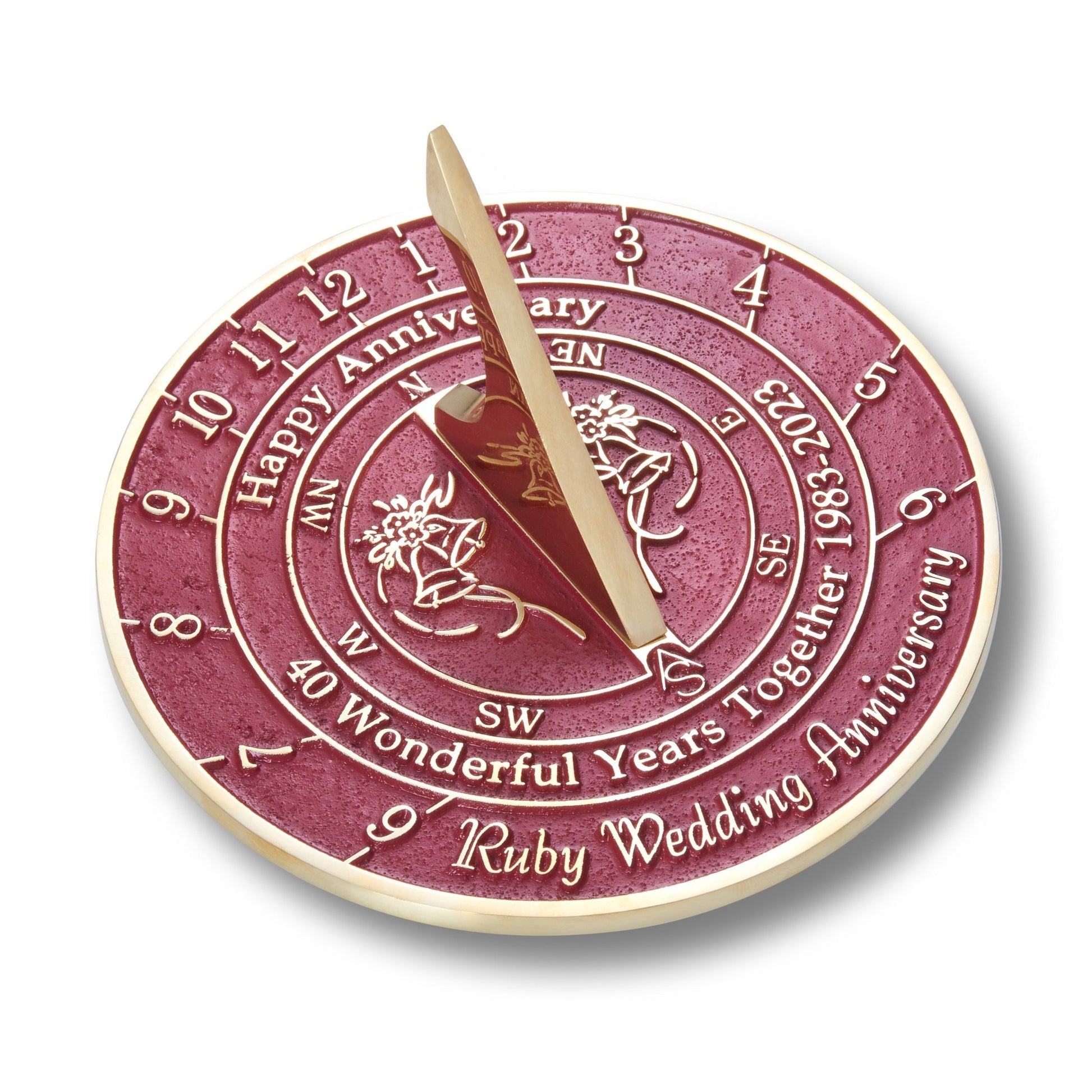 Ruby 40th Anniversary Sundial® 2023 Edition - The Metal Foundry