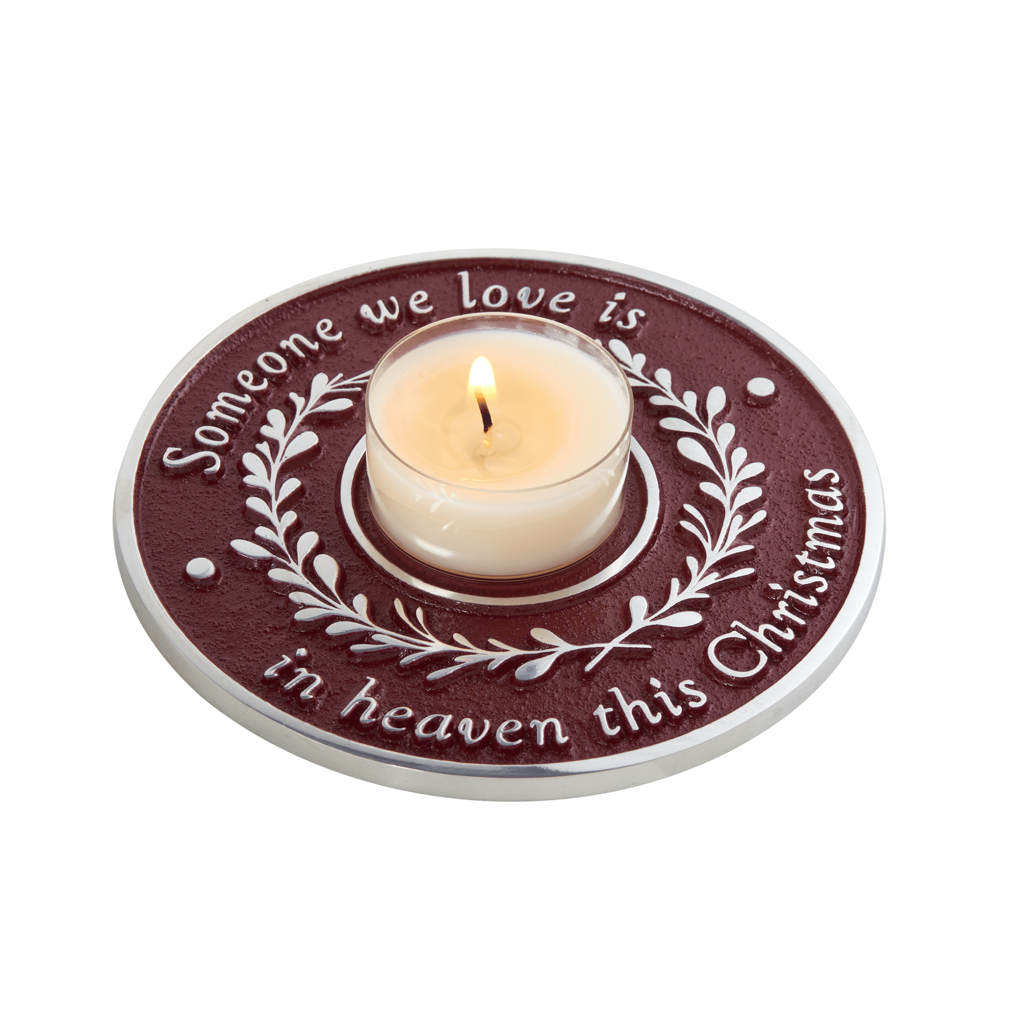 "Someone we love is in heaven" Candle Holder - The Metal Foundry