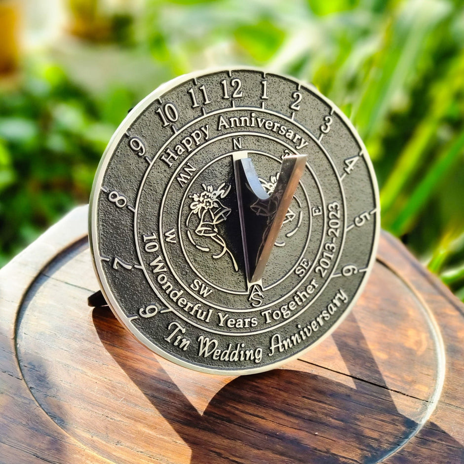 2023 Sundial Collection Brass & Aluminium Sundial Anniversary Gifts