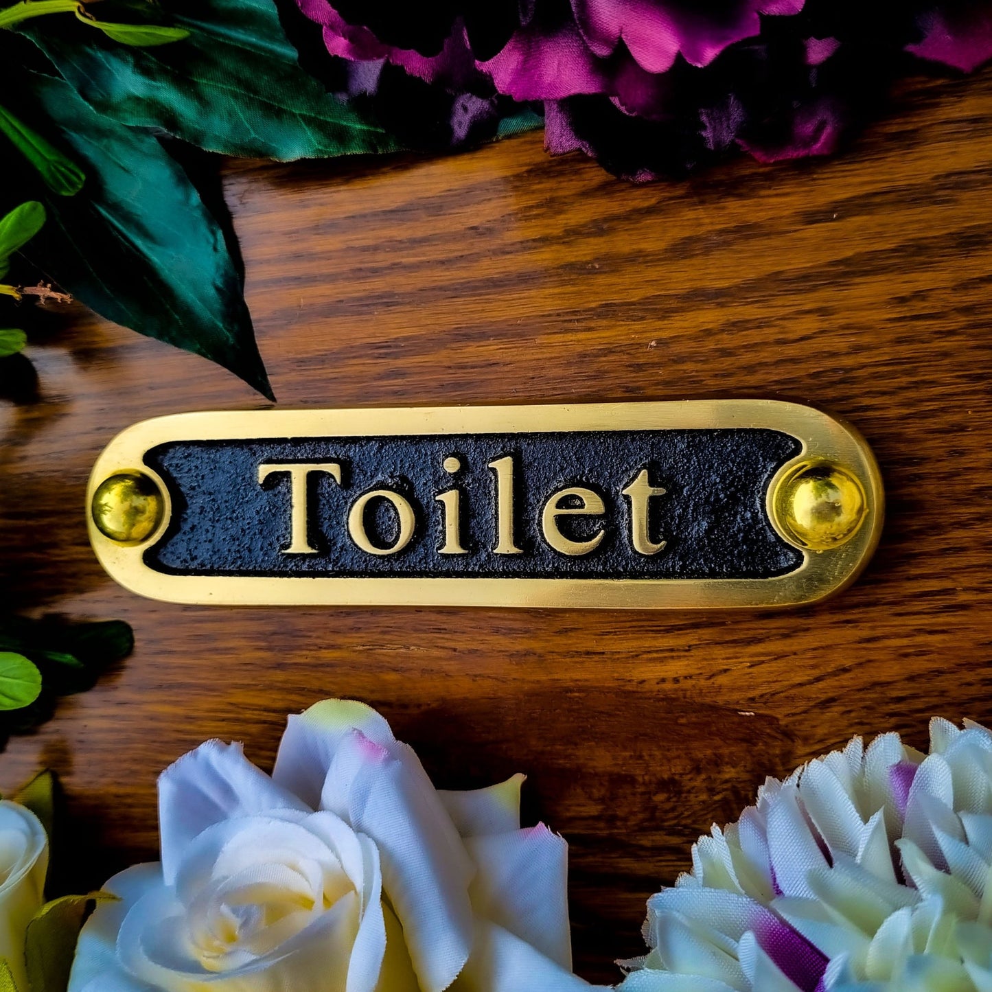 'Toilet' Door Sign - The Metal Foundry