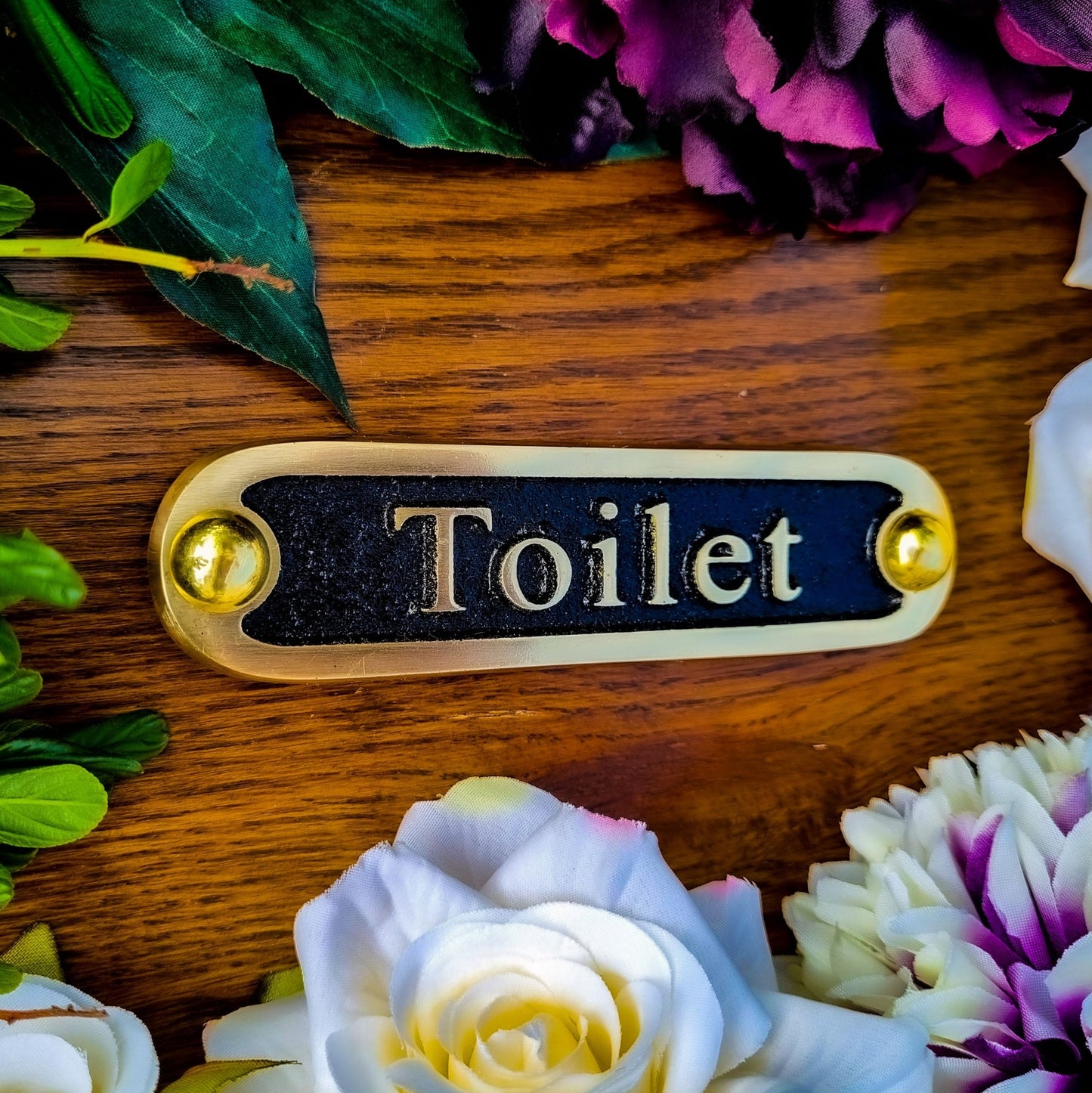 'Toilet' Door Sign - The Metal Foundry