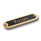 'Toilet' Door Sign - The Metal Foundry